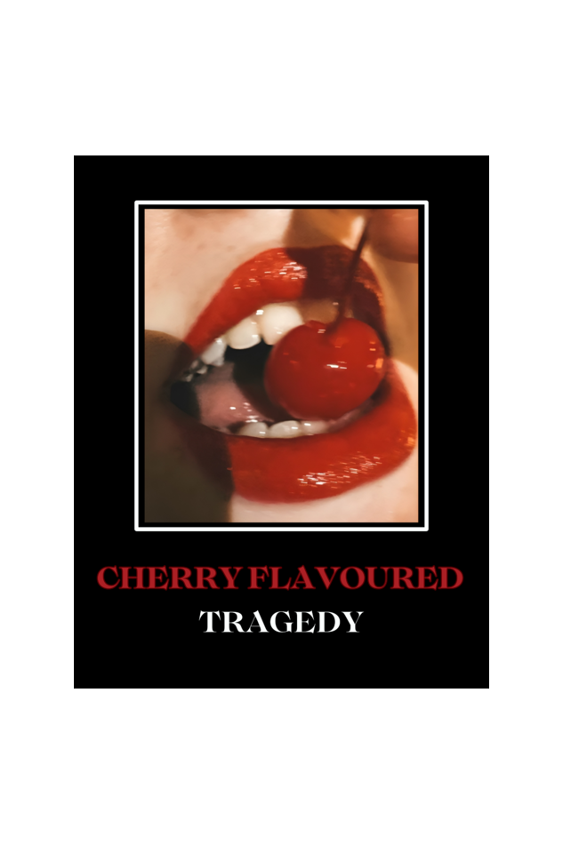 "CHERRY FLAVOURED TRAGEDY" PREMIUM COTTON TOTE BAG